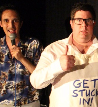 You’ll feel very much at home with these two hilariously funny guys whilst sharing an evening of light-hearted laughter with friends. 