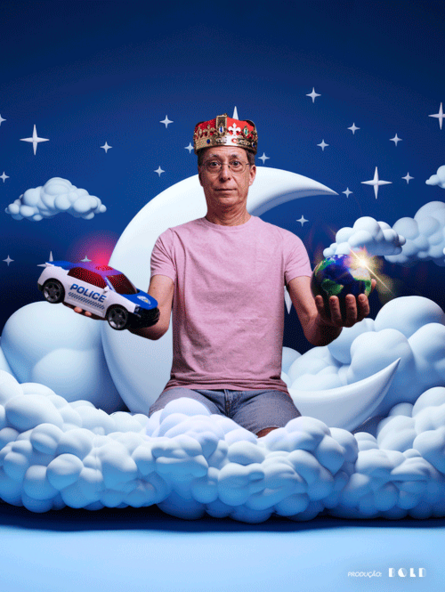 Pedro Cardoso em o Recém nascido