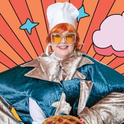 Katie Pritchard is Sir Elton Scone