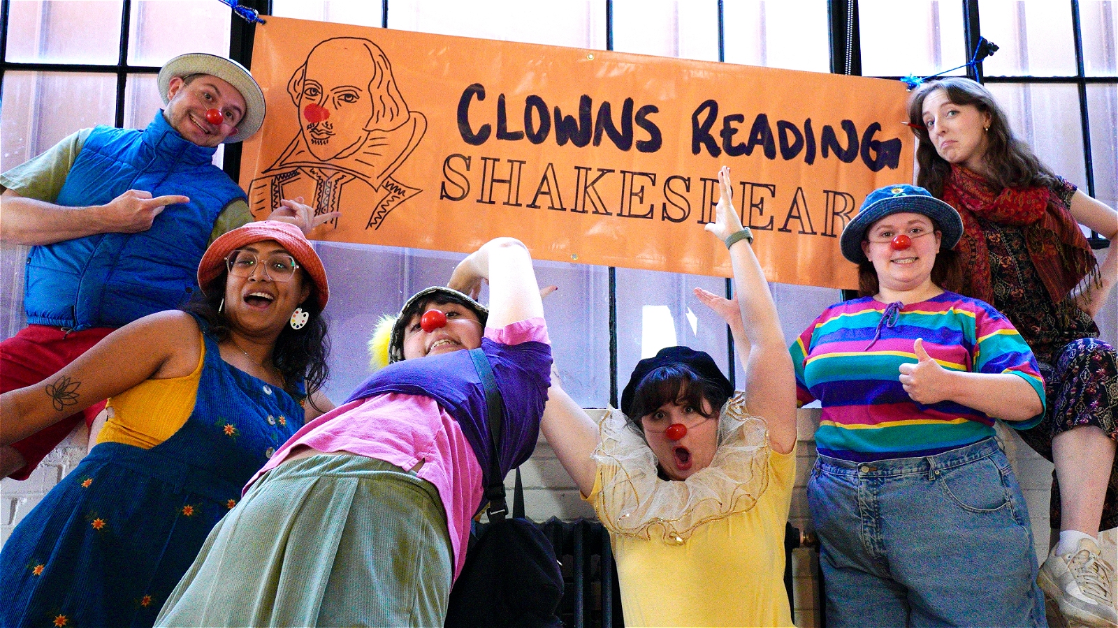 Clowns Reading Shakespeare
